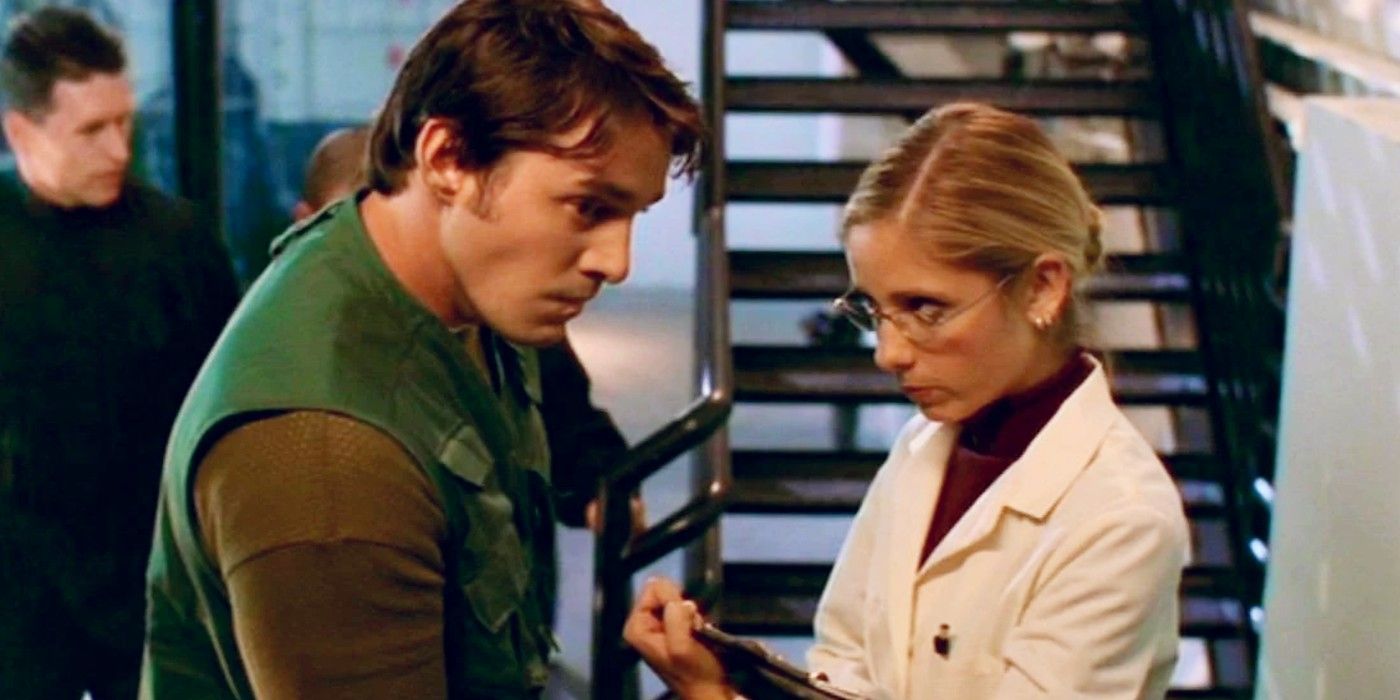 Xander and Buffy in disguise in Buffy the Vampire Slayer