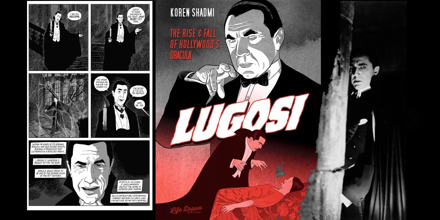 The life of horror legend Bela Lugosi life was told on the comic page 