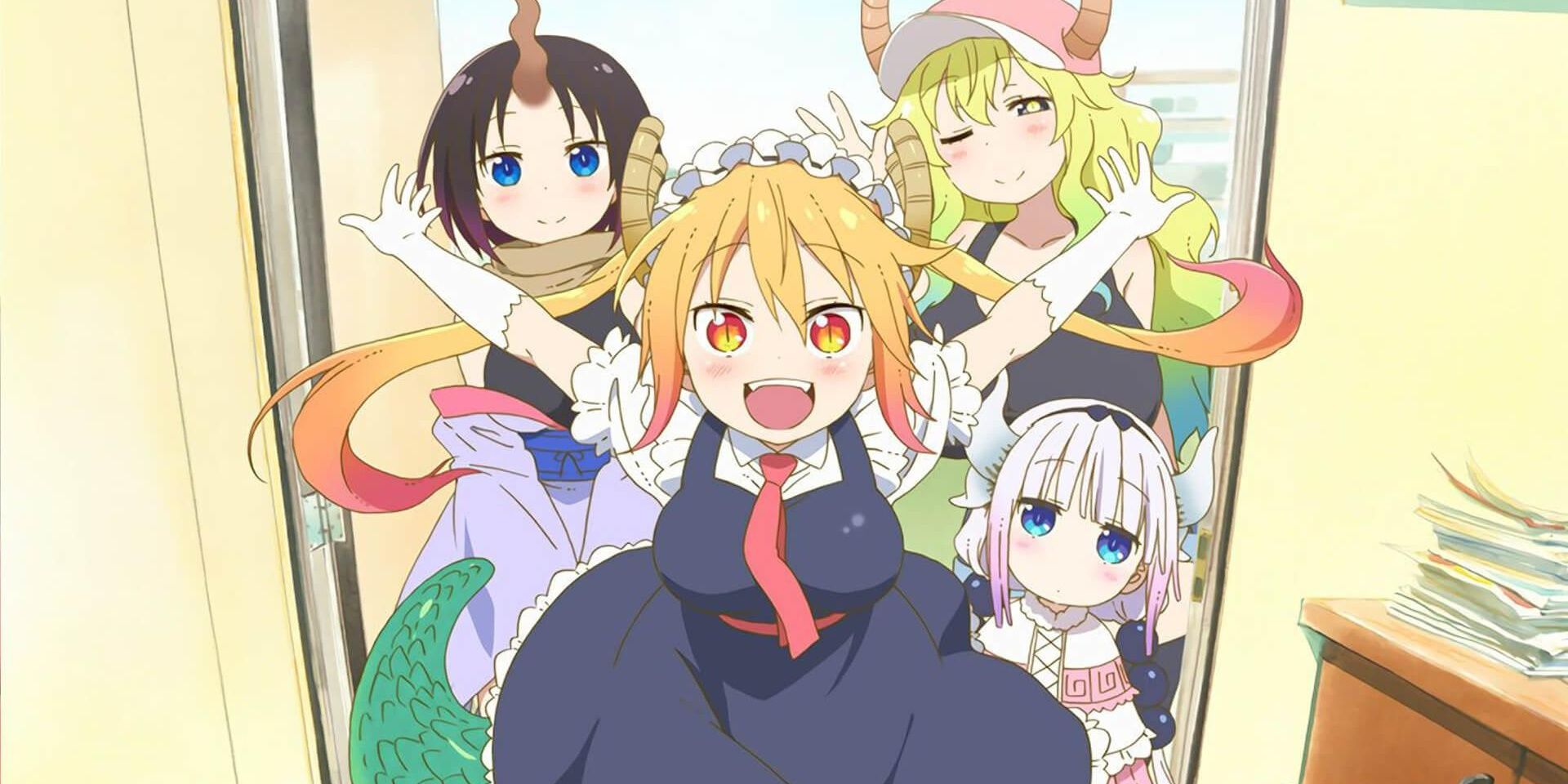 Cthe ast of Miss Kobayashi's Dragon Maid, with Tohru at the lead