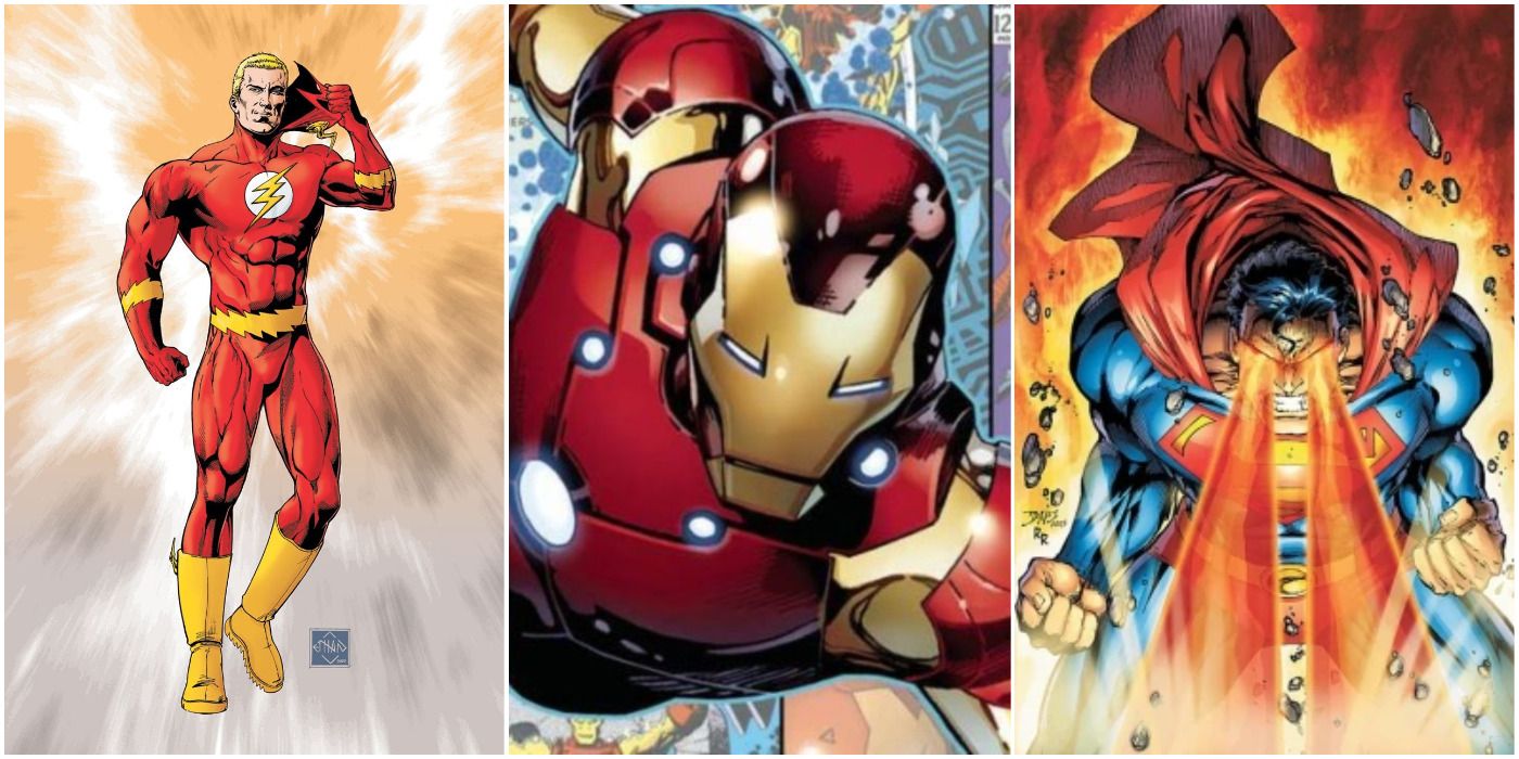 Barry Allen, Iron Man, Superman