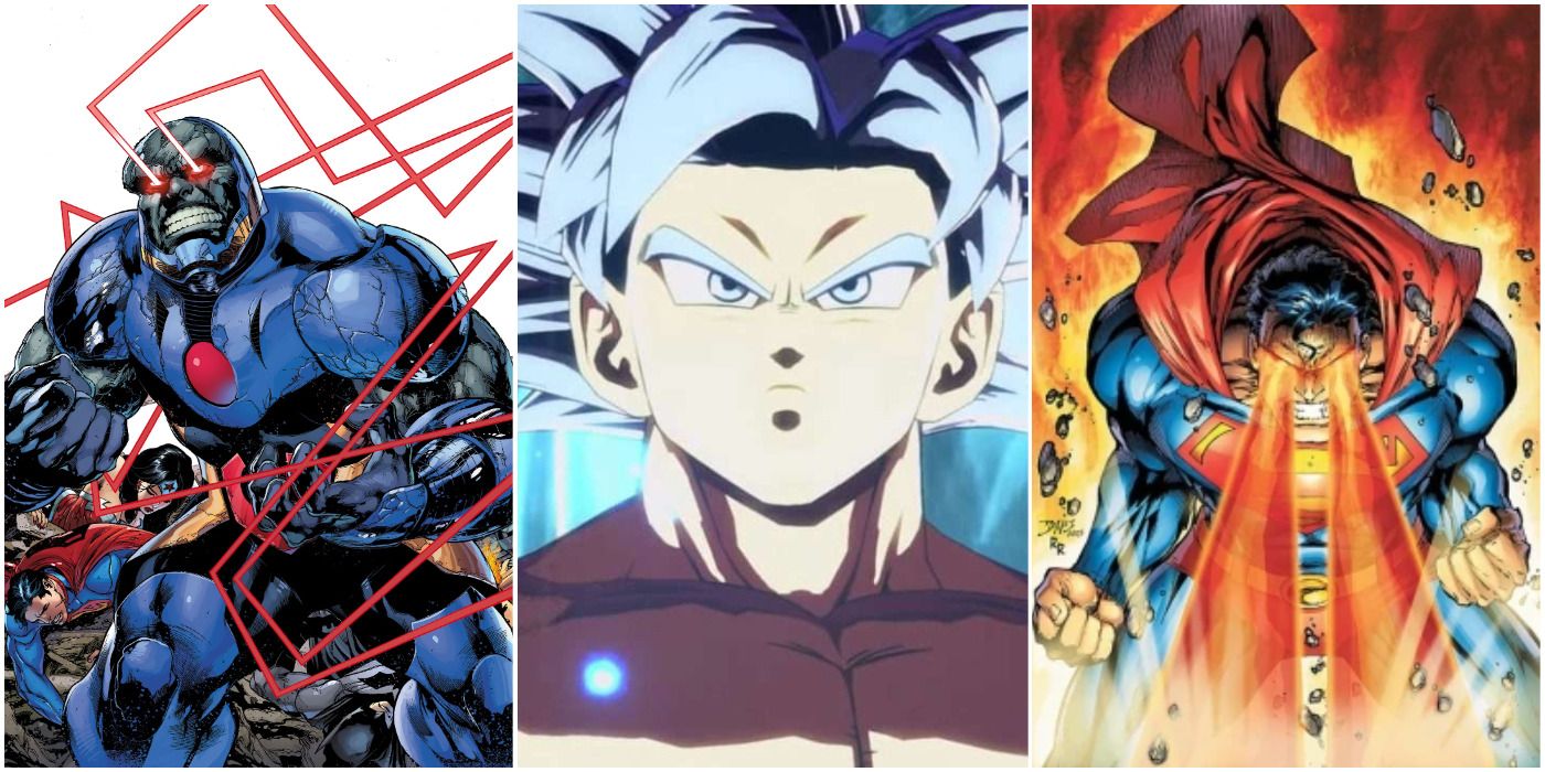 Darkseid, Goku, Superman