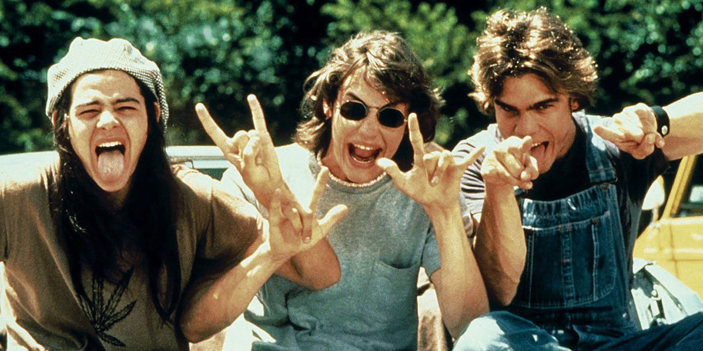 Dazed and Confused's Ron, Don and Pink making faces at the camera