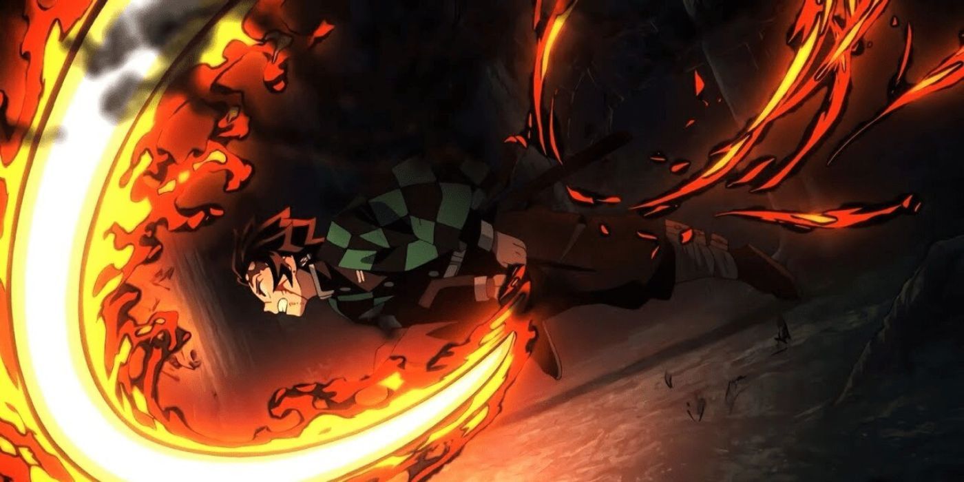 Tanjiro Flame Breathing in Demon Slayer