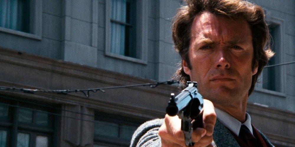 Dirty Harry asks if a punk feels lucky in Dirty Harry movie