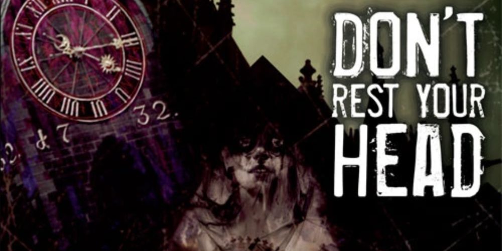 A clock tower and a nightmare woman in Don't Rest Your Head RPG