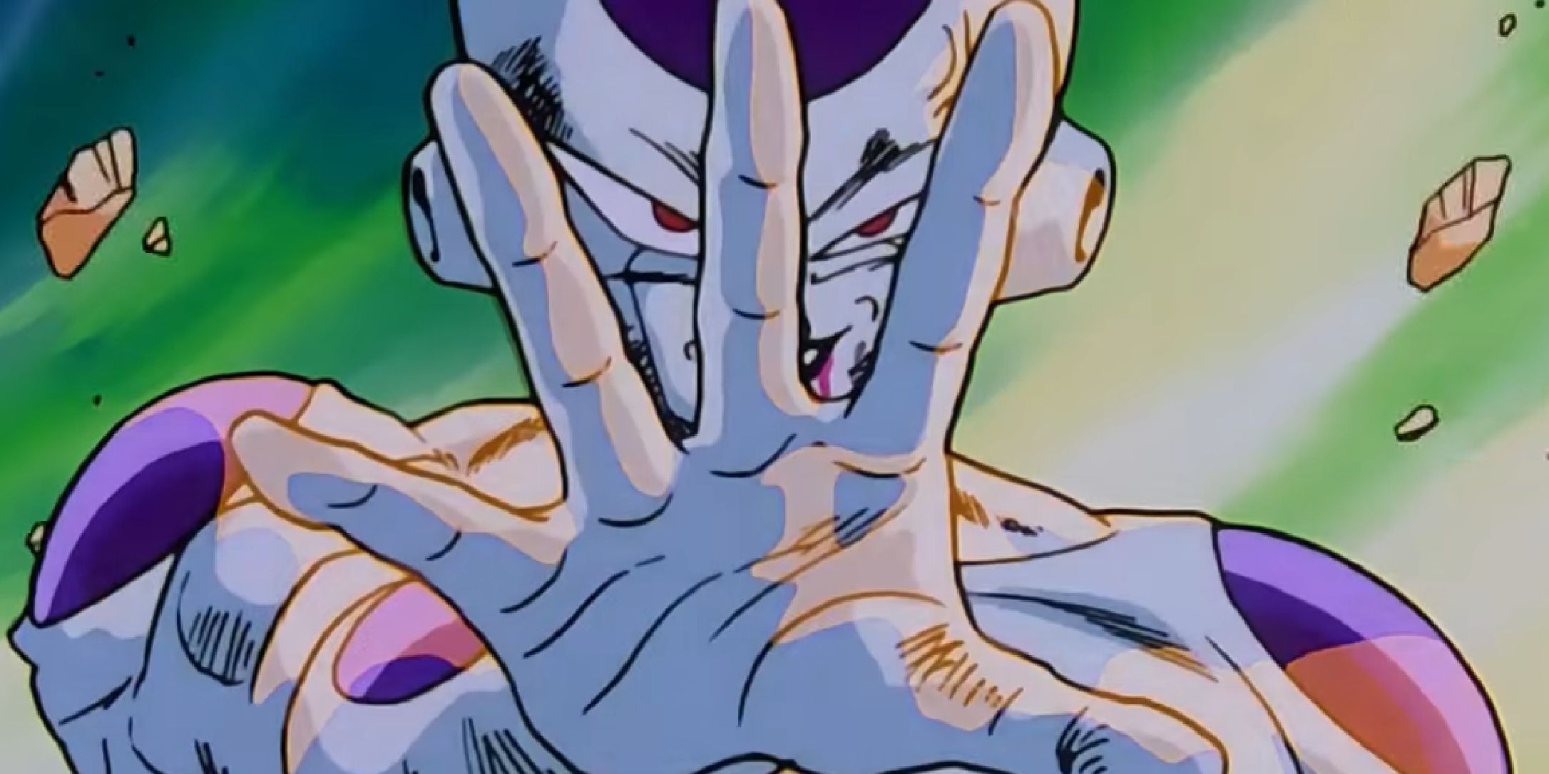 Frieza gives a five-minute warning on Planet Namek in Dragon Ball Z