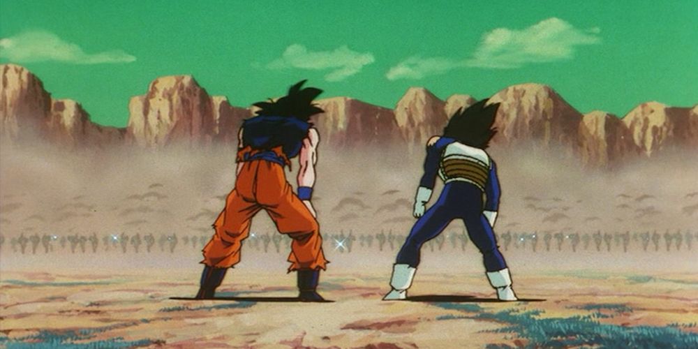 Anime Dragon Ball Goku Vegeta Luta Metal Cooler Exército