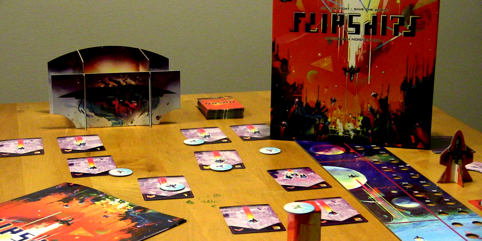 Flipships Board Game Components In The Box