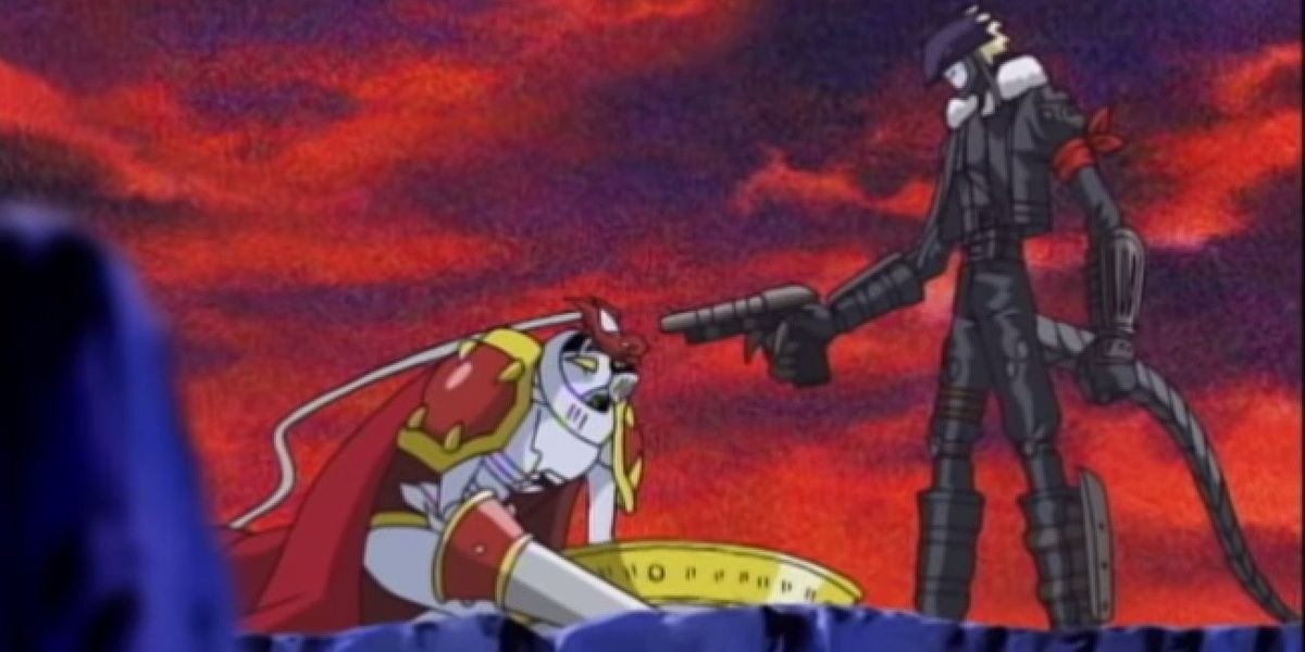 Anime Gallantmon vs. Beelzemon, Digimon Tamers