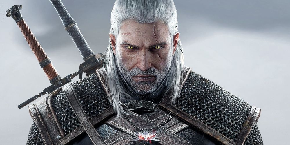 Geralt of Rivia in the Witcher III: Wild Hunt game
