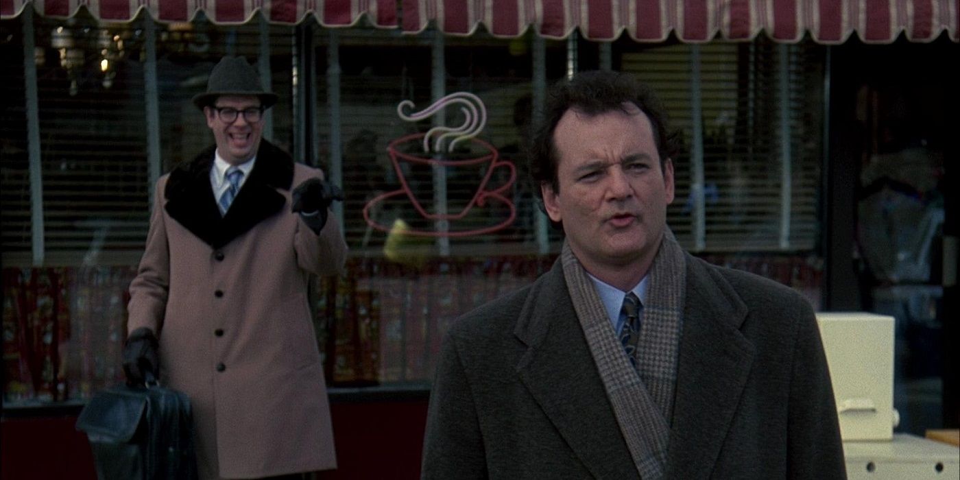 Ned Ryerson following Phil in Groundhog Day.