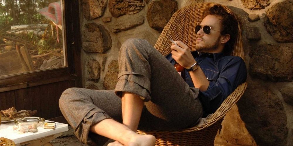 Heath Ledger Sitting Sunglasses
