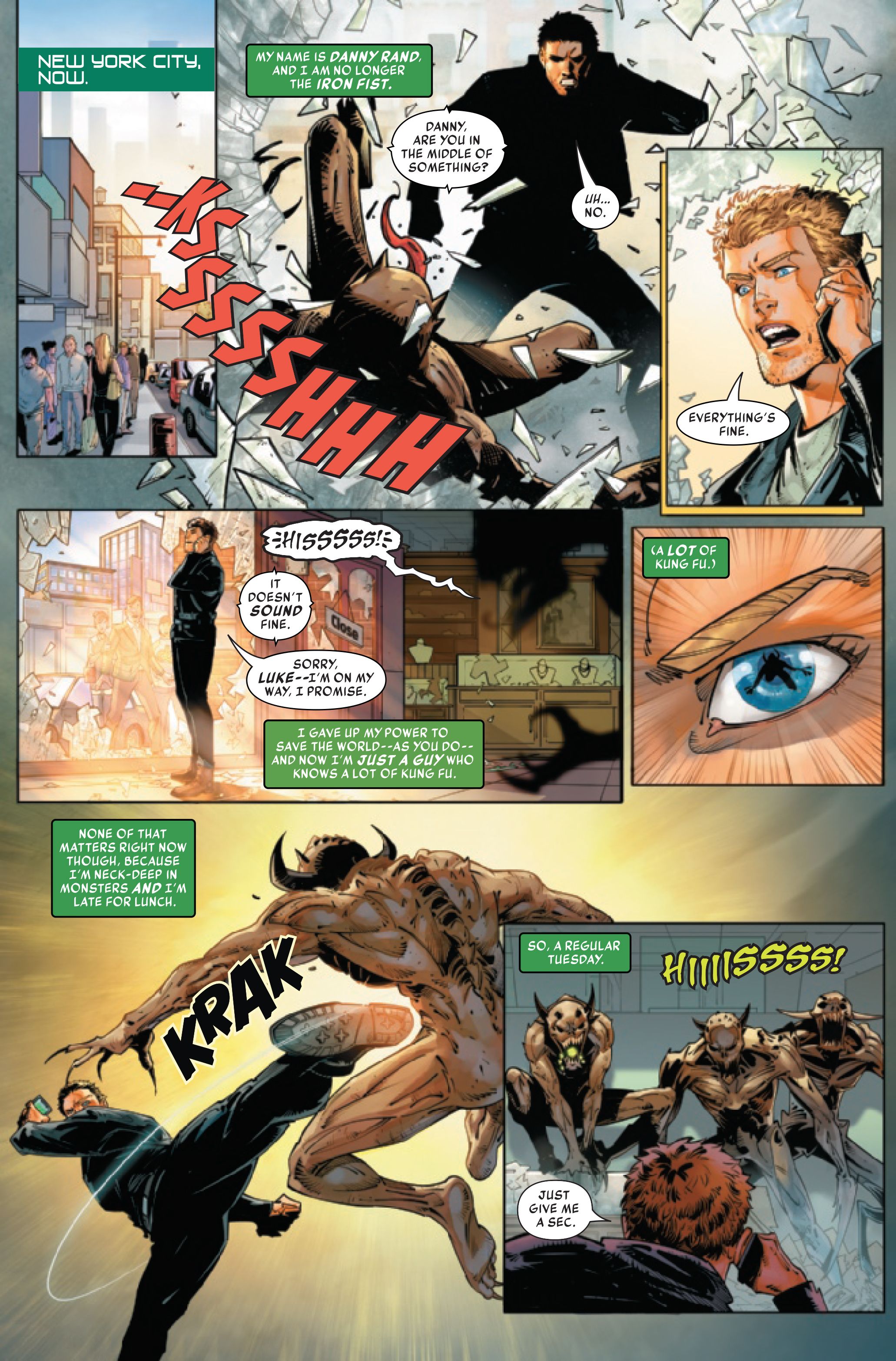 Page 1 of Iron Fist #1