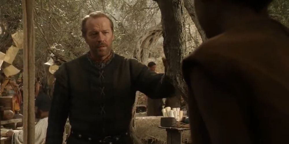 Jorah Mormont is given a pardon in Game of Thrones