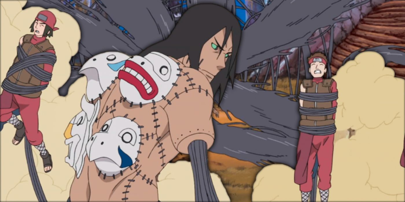 Kakuzu's Using The Earth Grudge Fear Technique During The 4th Great Ninja War in Naruto