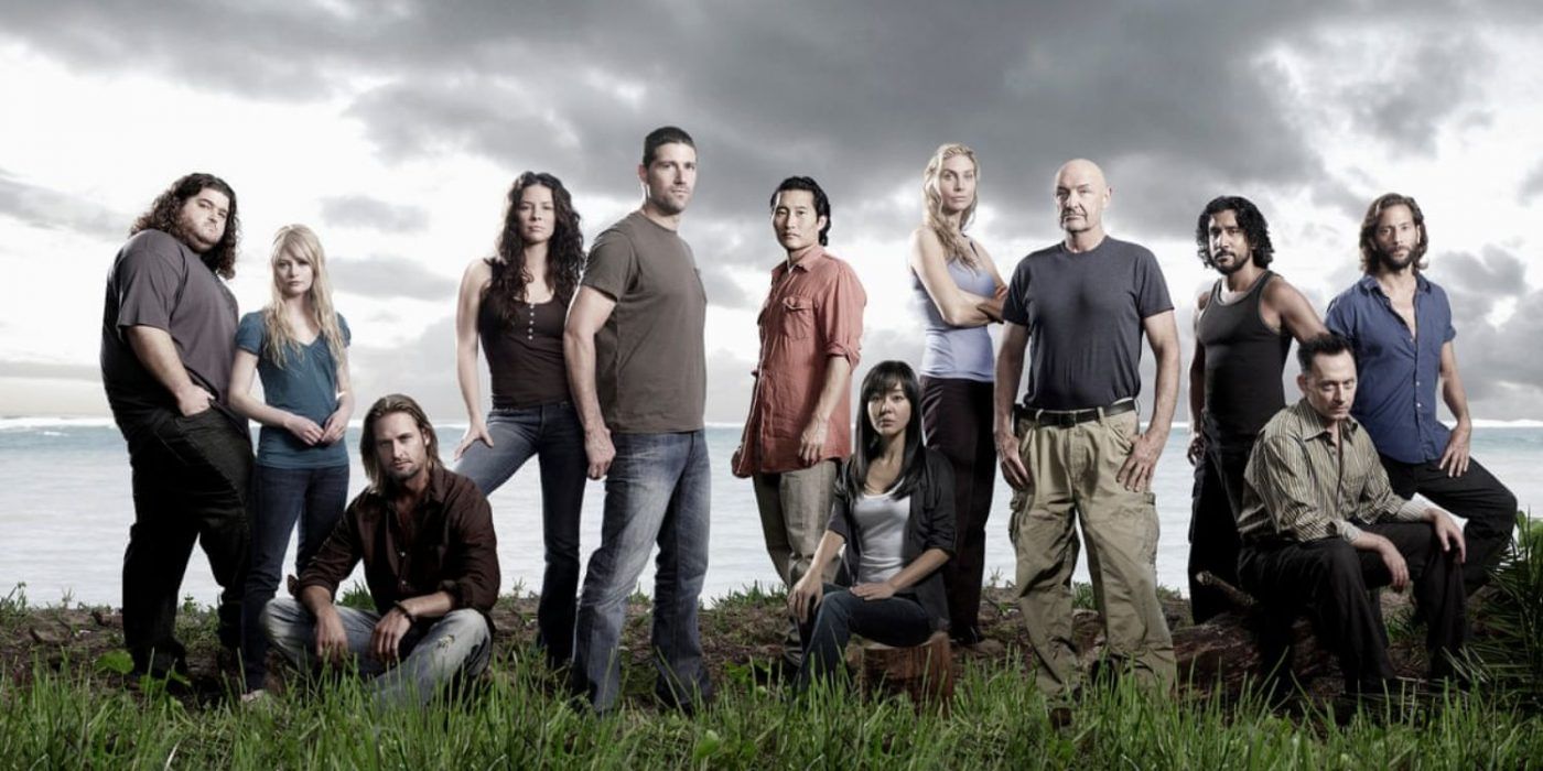 The cast of Lost on the island
