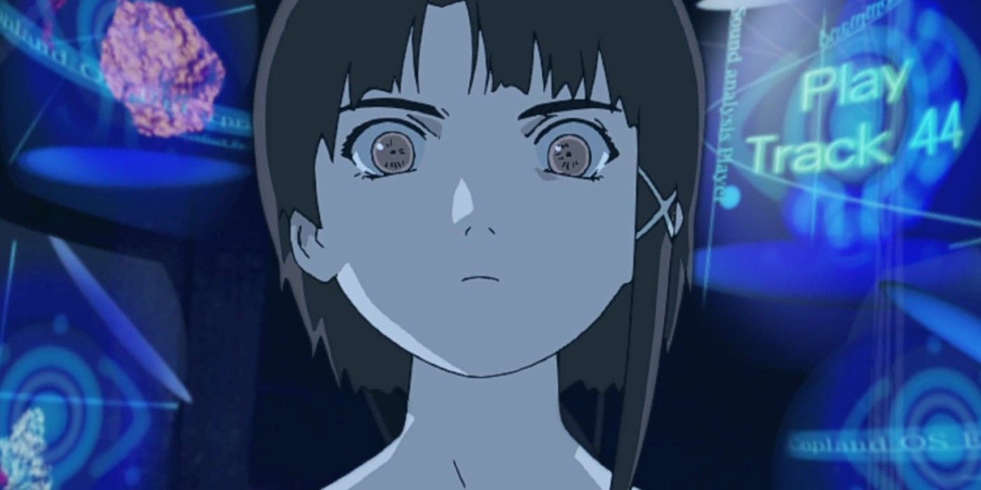 Lain dives into the Wired in Serial Experiments Lain.