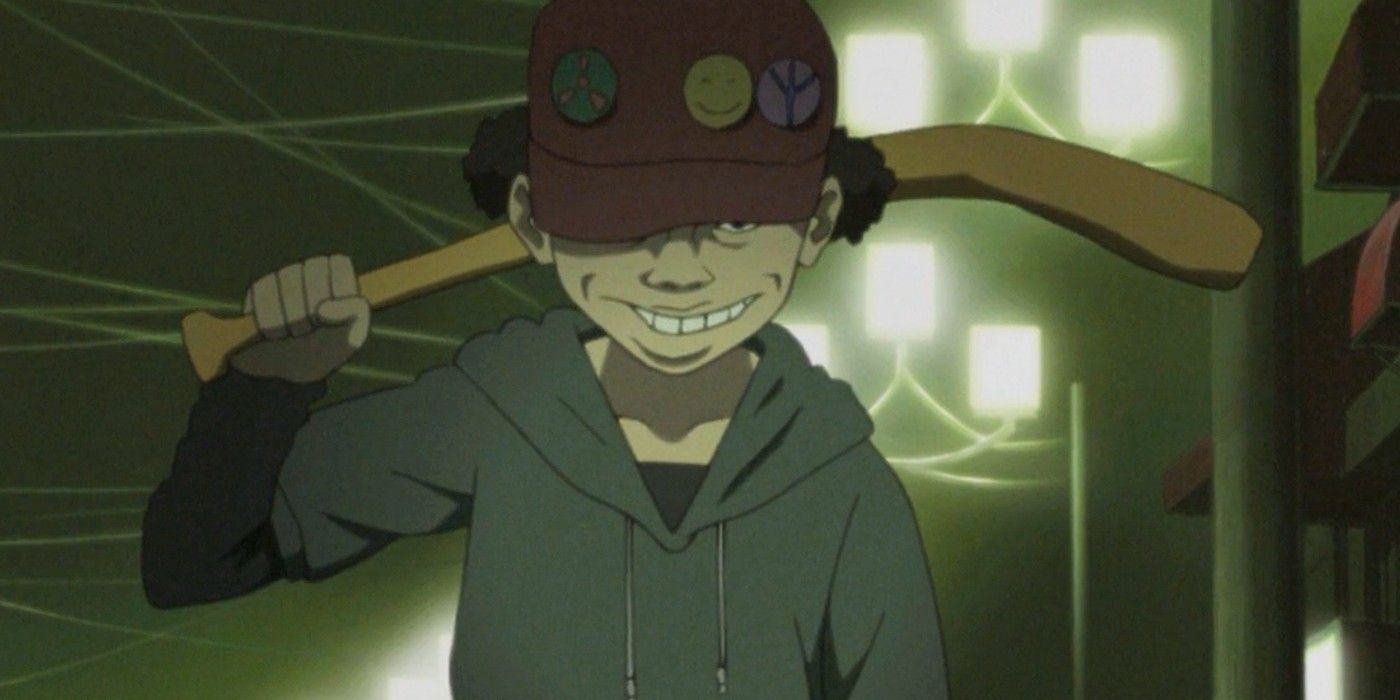 Lil' Slugger shows up to taunt victims in Paranoia Agent
