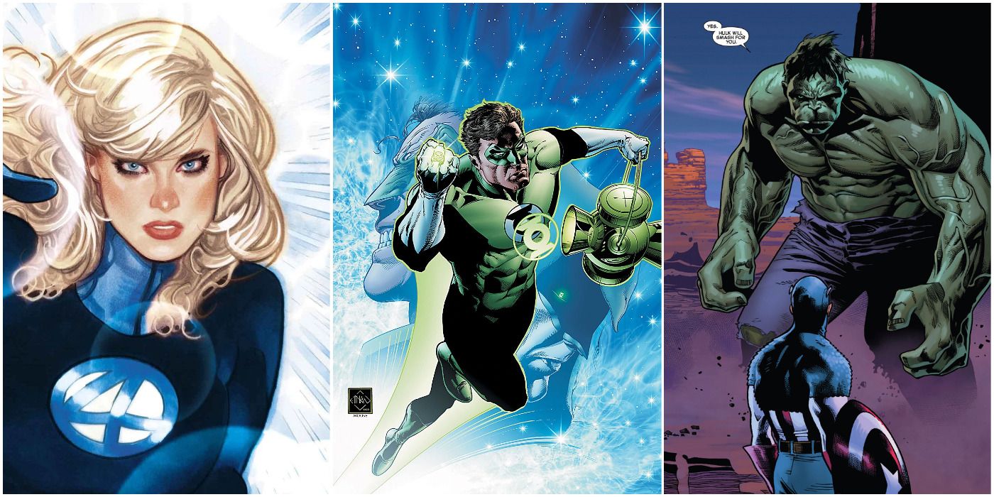 Invisible Woman, Hal Jordan, Hulk