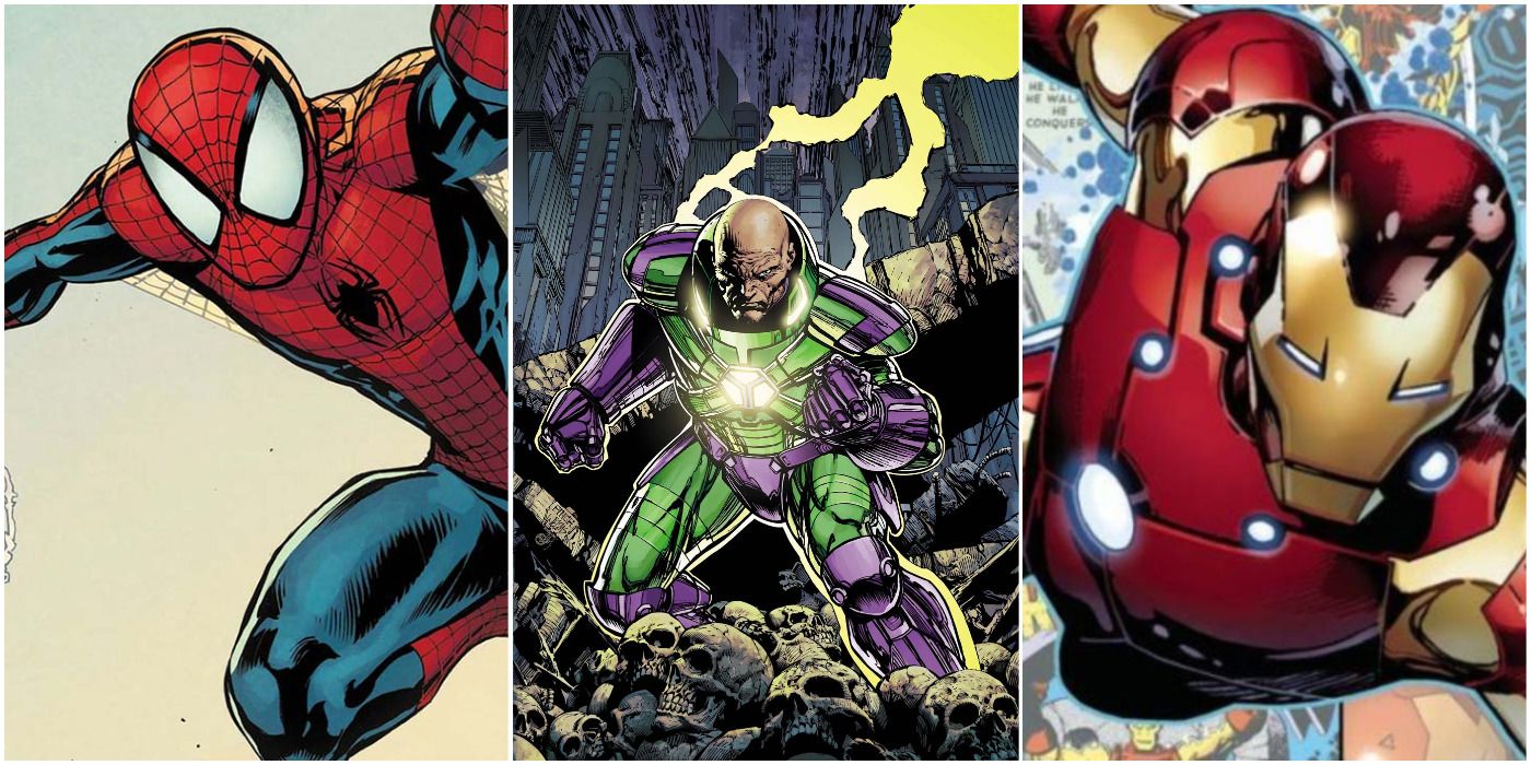 Spider-Man, Lex Luthor, Iron Man