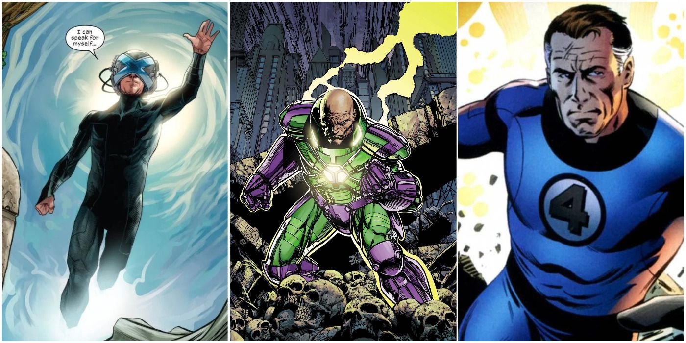 Professor X, Lex Luthor, Reed Richards
