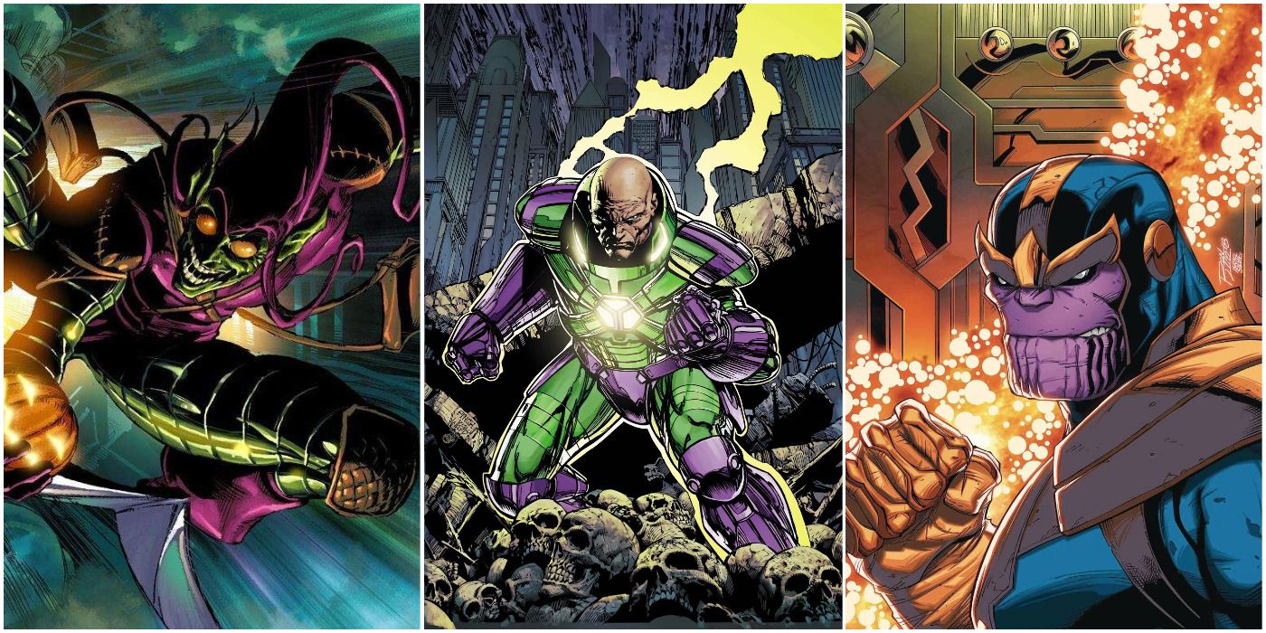 Green Goblin, Lex Luthor, Thanos