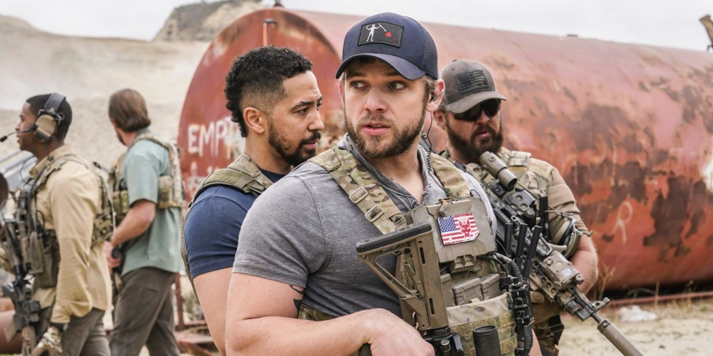 Max Thieriot is Clay Spenser on SEAL Team.