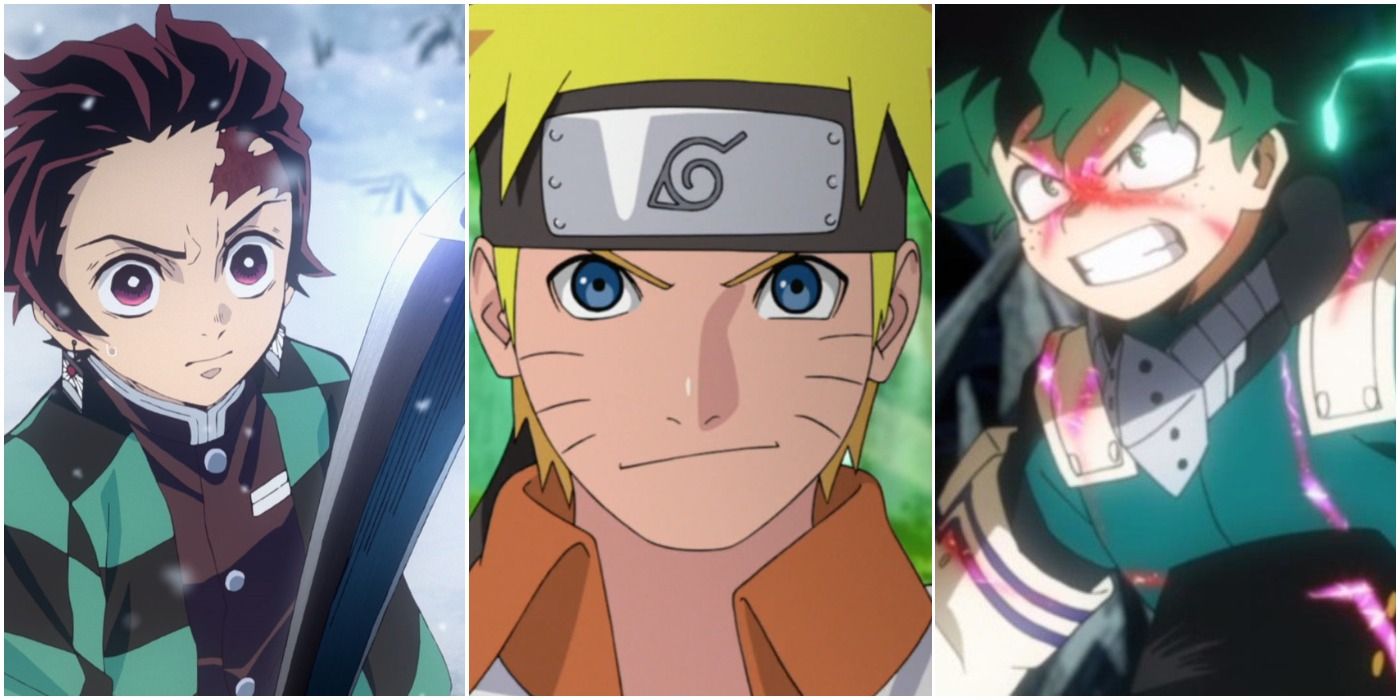 Tanjiro, Naruto, & Deku