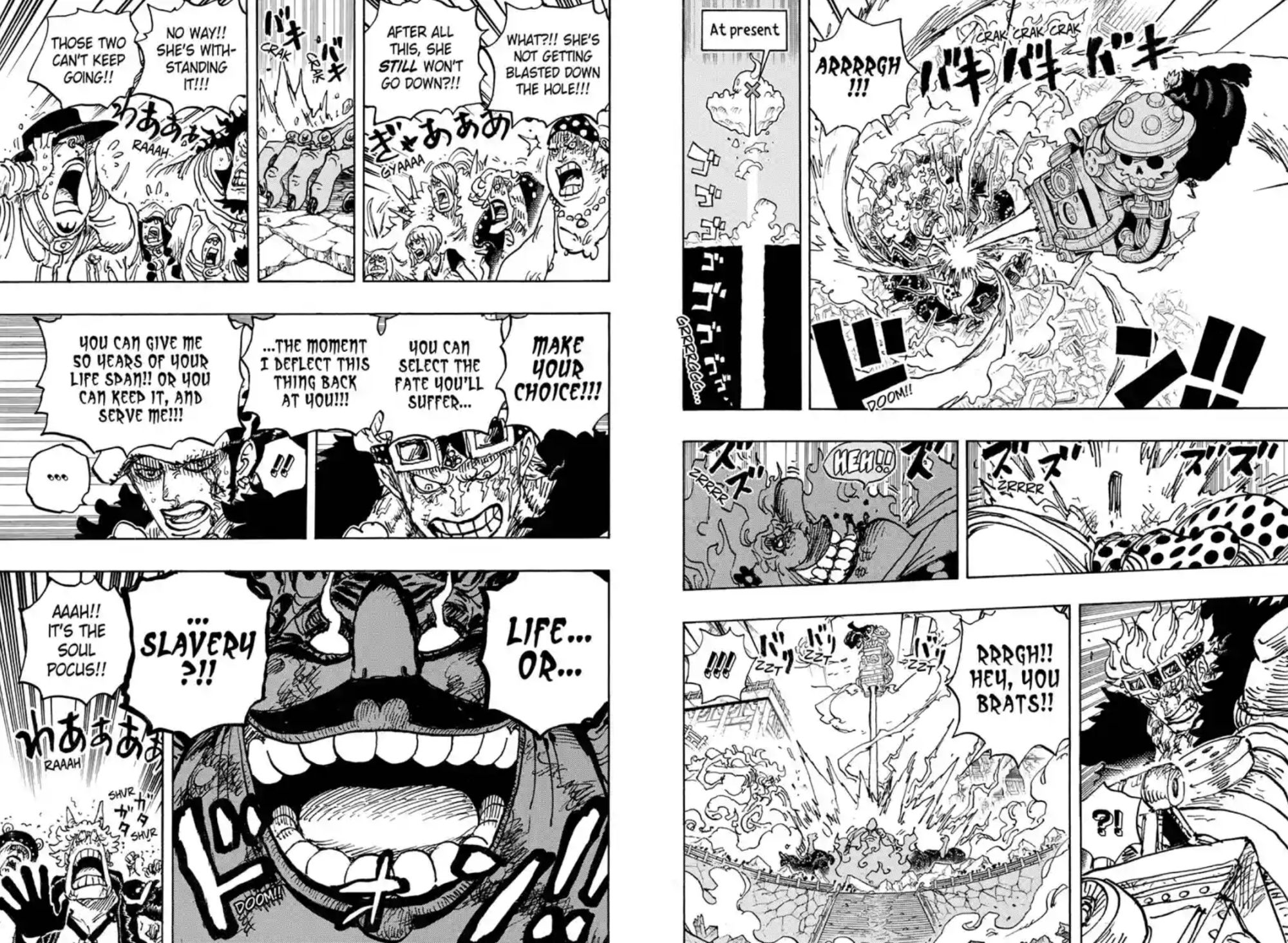 One Piece Chapter 1040: Big Mom defeated, a huge Zunesha reveal