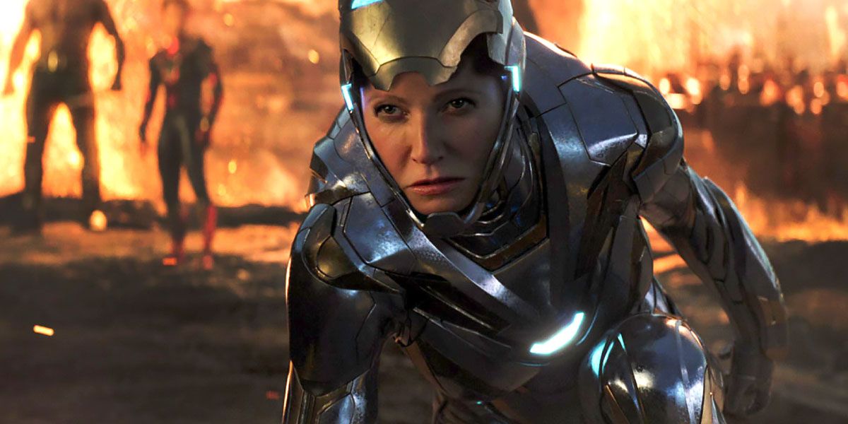 Pepper in her own iron suit