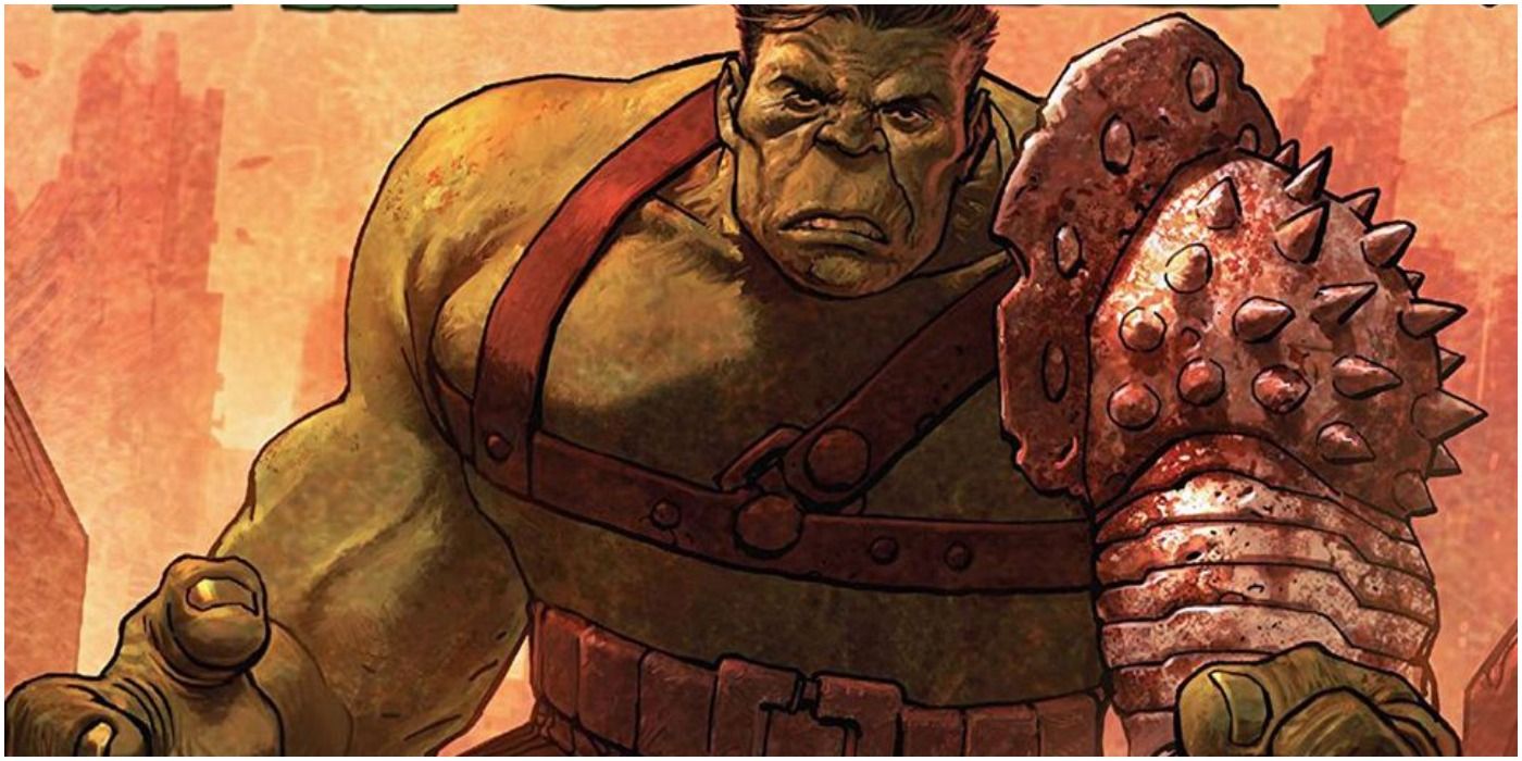 Hulk wears battle armor in Planet Hulk from Marvel Comics