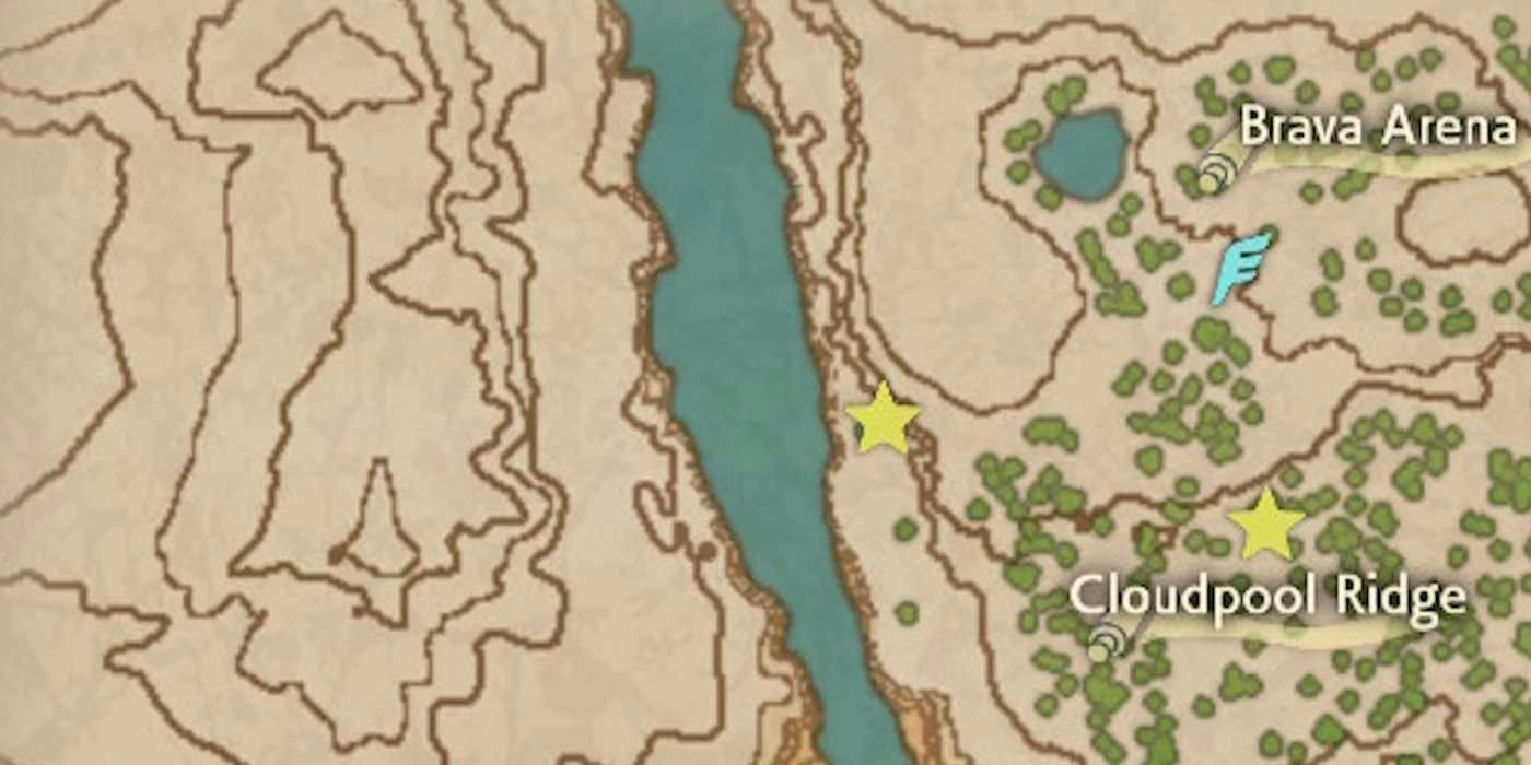 Pokémon Legends: Arceus Crimson Mirelands wisp 19 map location.