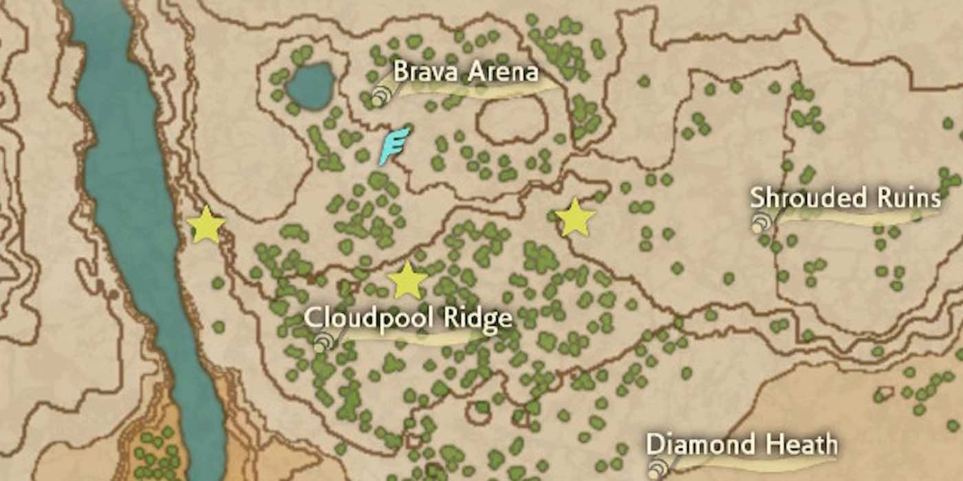 Pokémon Legends: Arceus Crimson Mirelands wisp 20 map location.