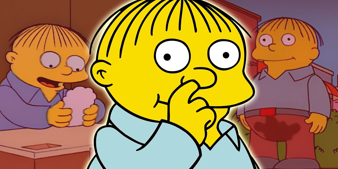 Ralph Wiggum graphic where he's picking his nose in The Simpsons.