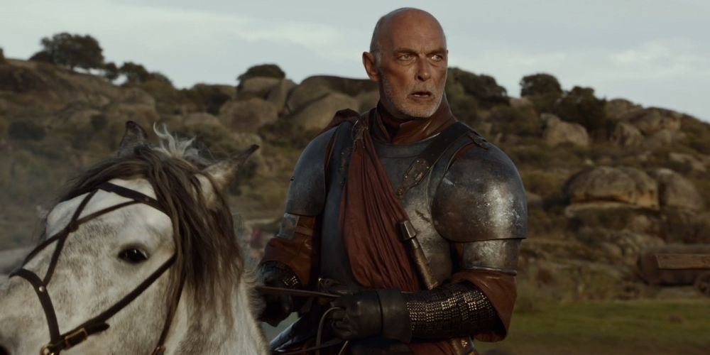 Randyll Tarley as part of the Lannister army in Game of Thrones