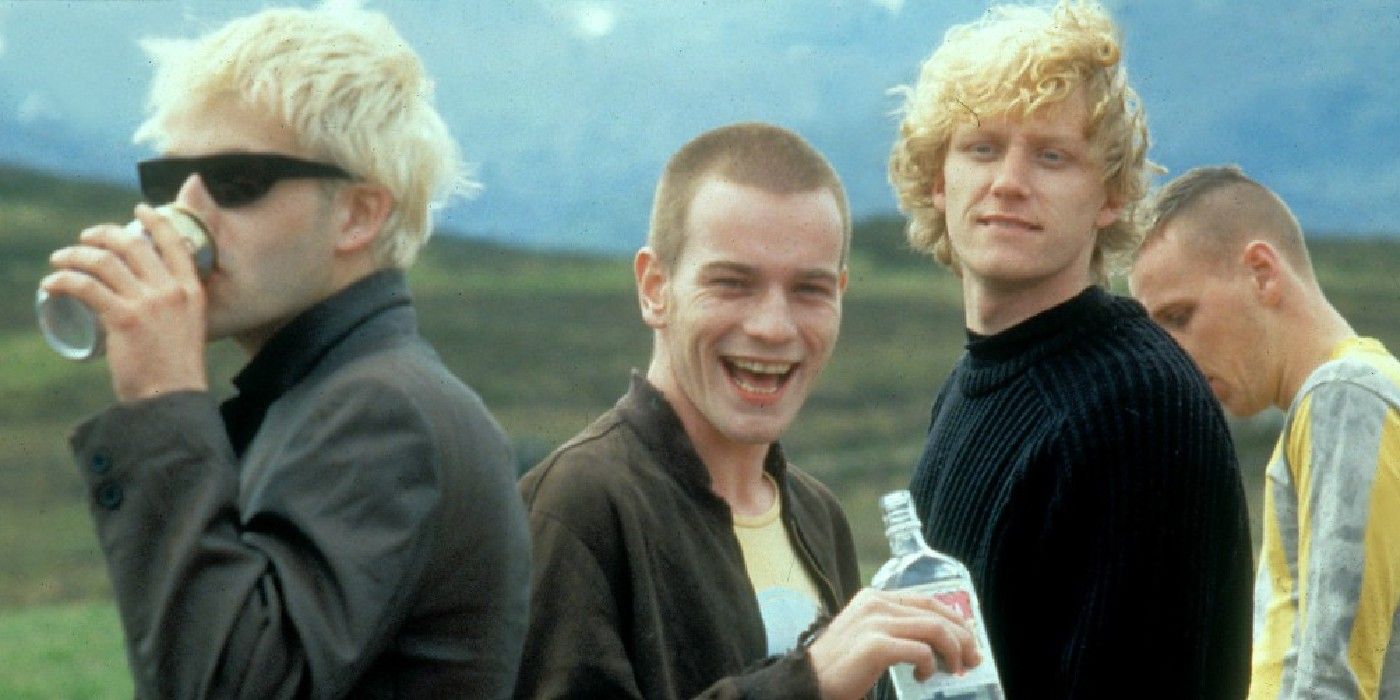 Renton And Friends Get Drunk In Trainspotting
