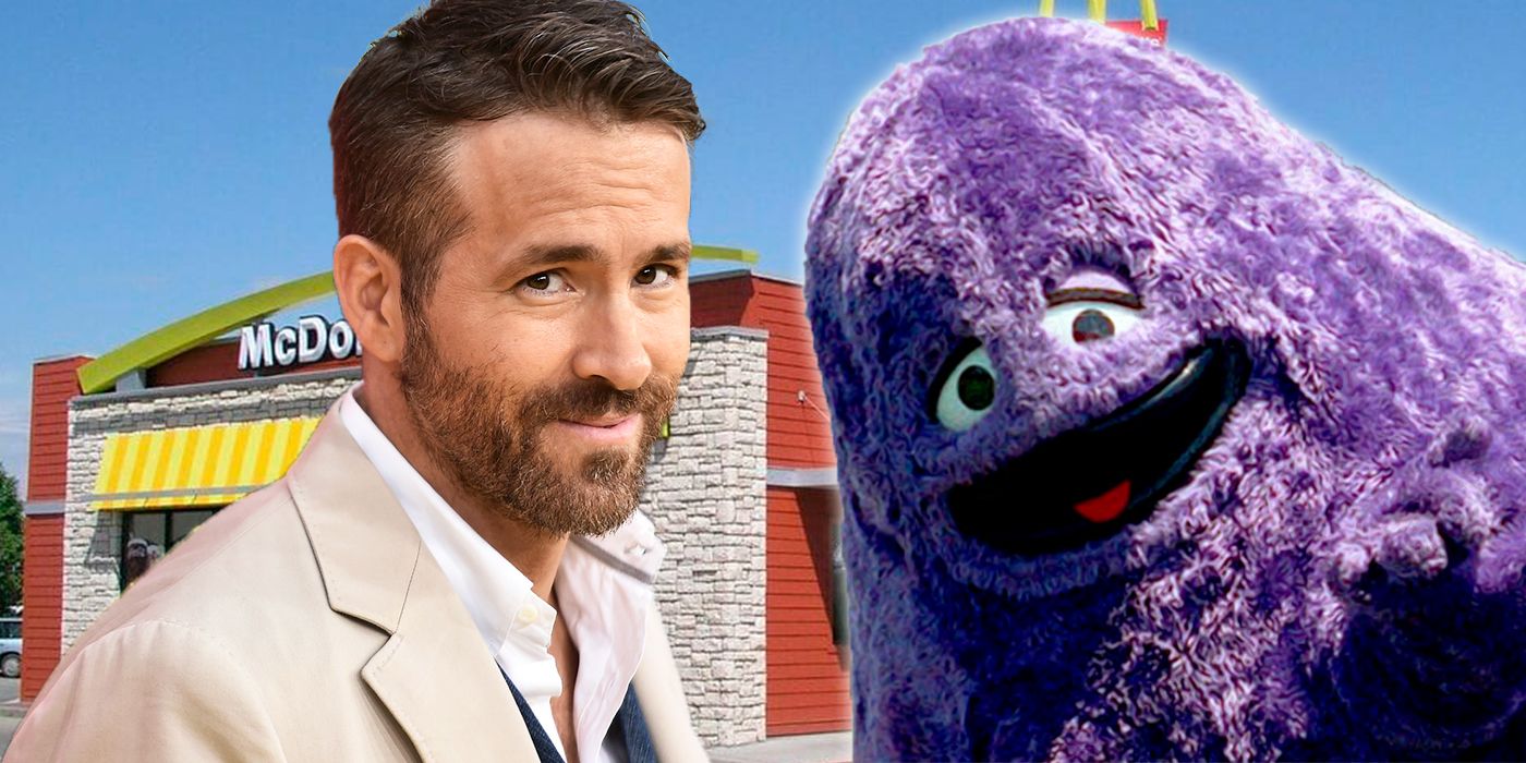 Ryan Reynolds Unmasked as the New Voice of McDonald's Grimace