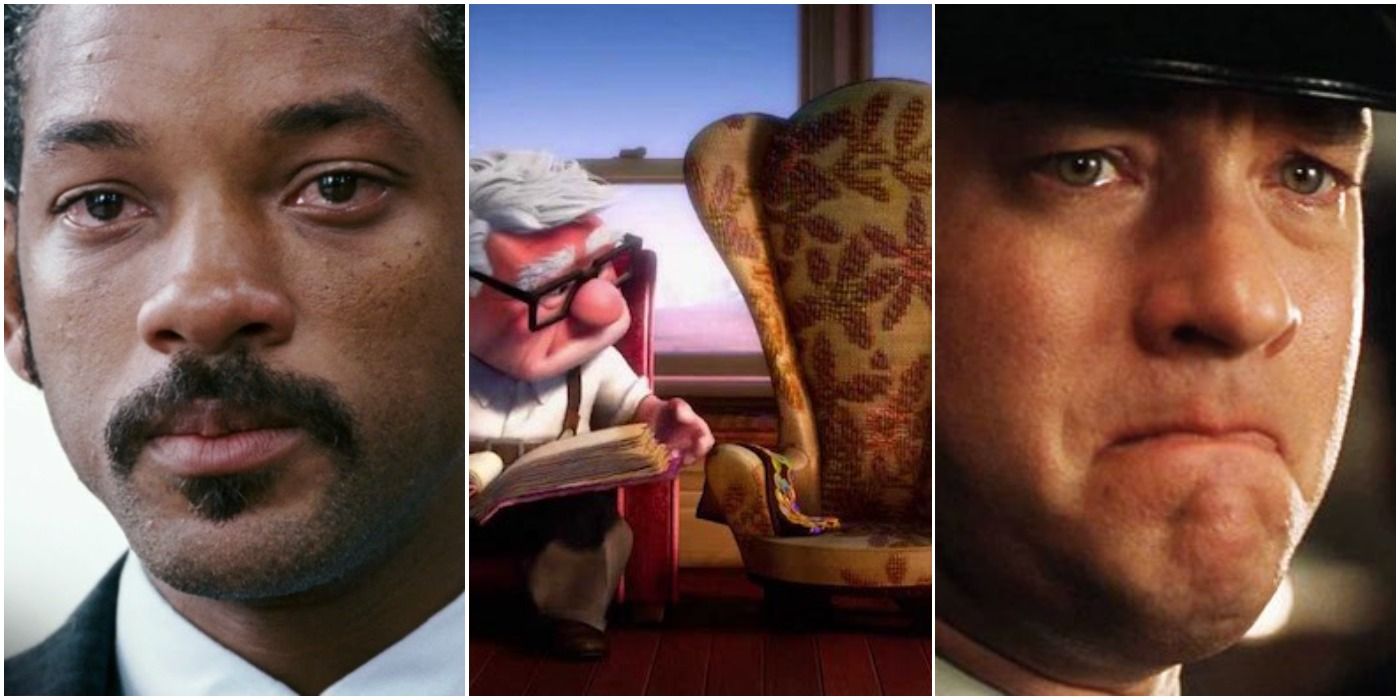 Will Smith in The Pursuit of Happyness, Disney Pixar's Up, Tom Hanks in The Green Mile Sad Movies that will break your heart feature image