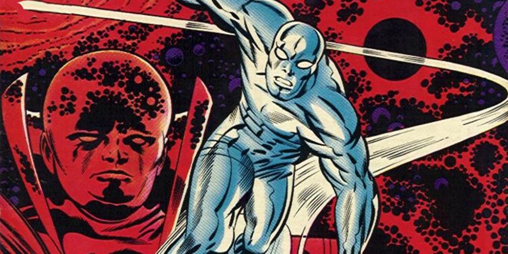 Silver Surfer Red Space Comic