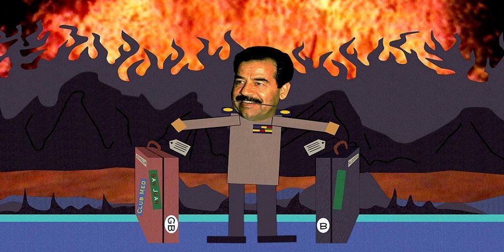 Saddam Hussein expects accolades in hell in South Park