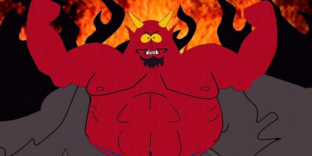 Satan rages in hell in South Park