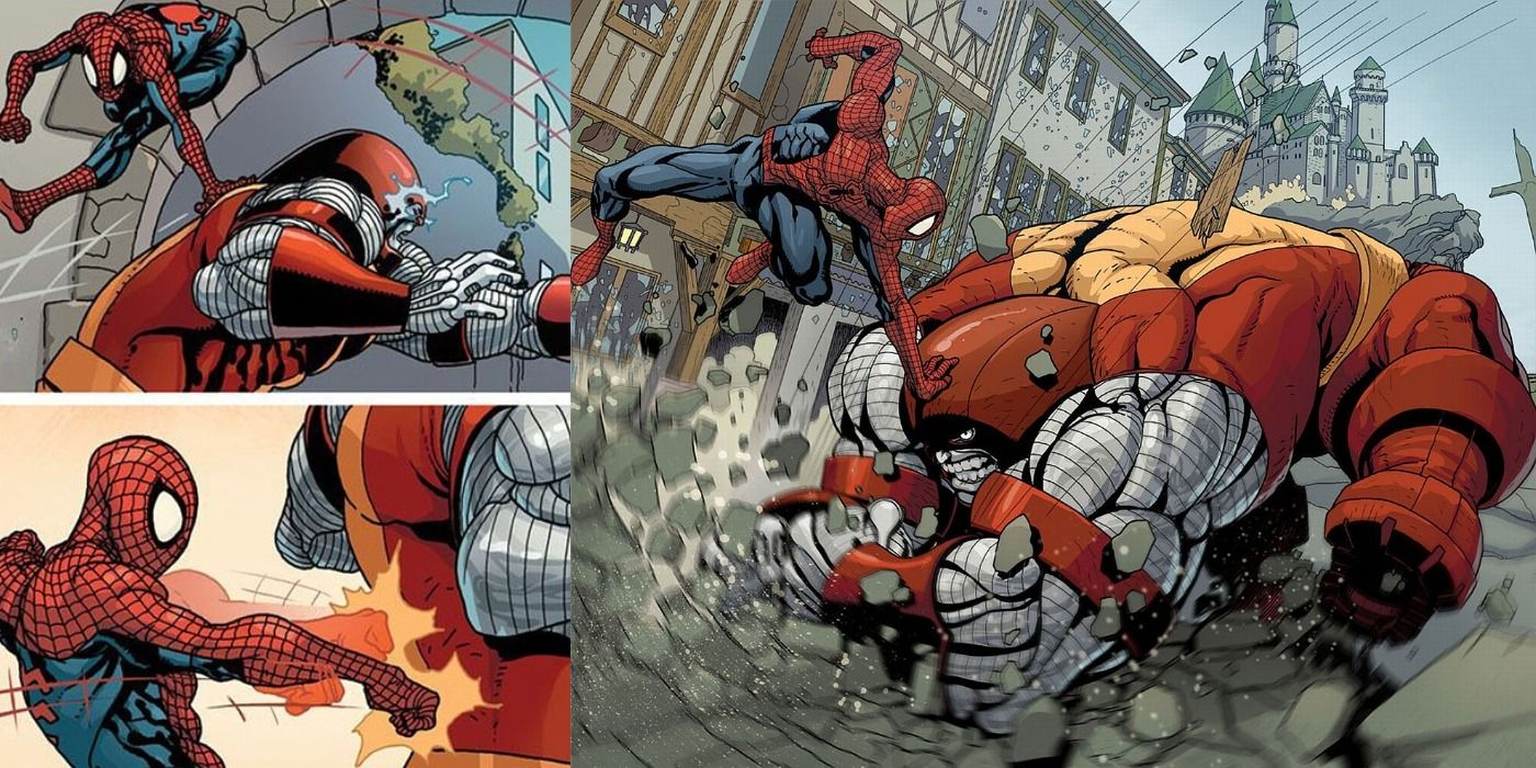 Spider-Man vs Colossus
