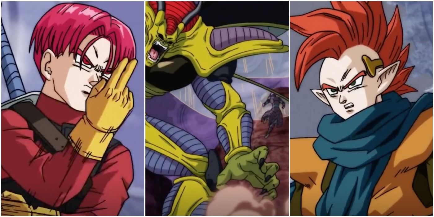 Mastar on X: Anime War God Trunks vs Dragon Ball Heroes God Trunks   / X