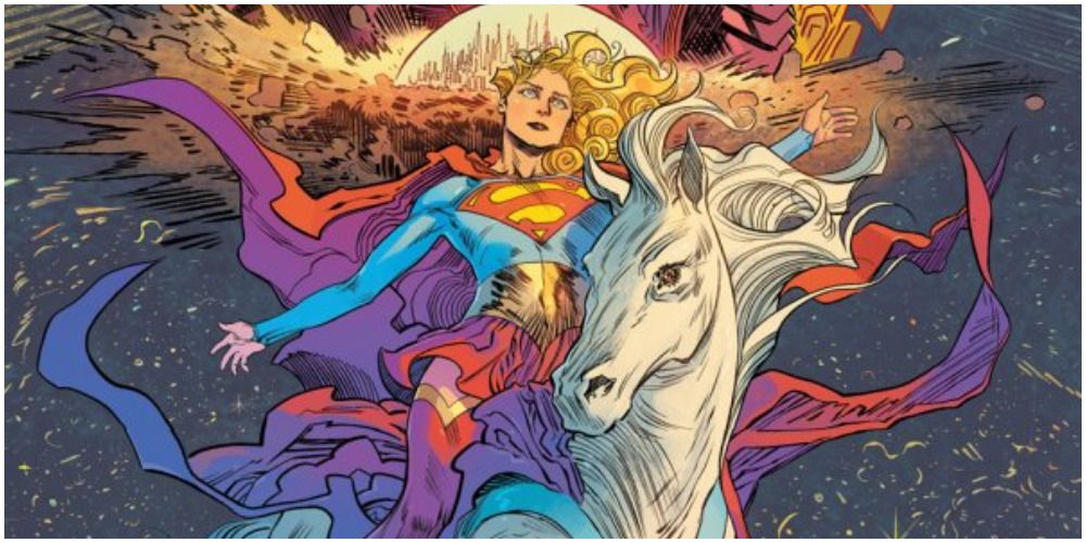 Supergirl and Comet