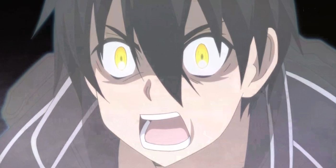 Kirito's eyes golden