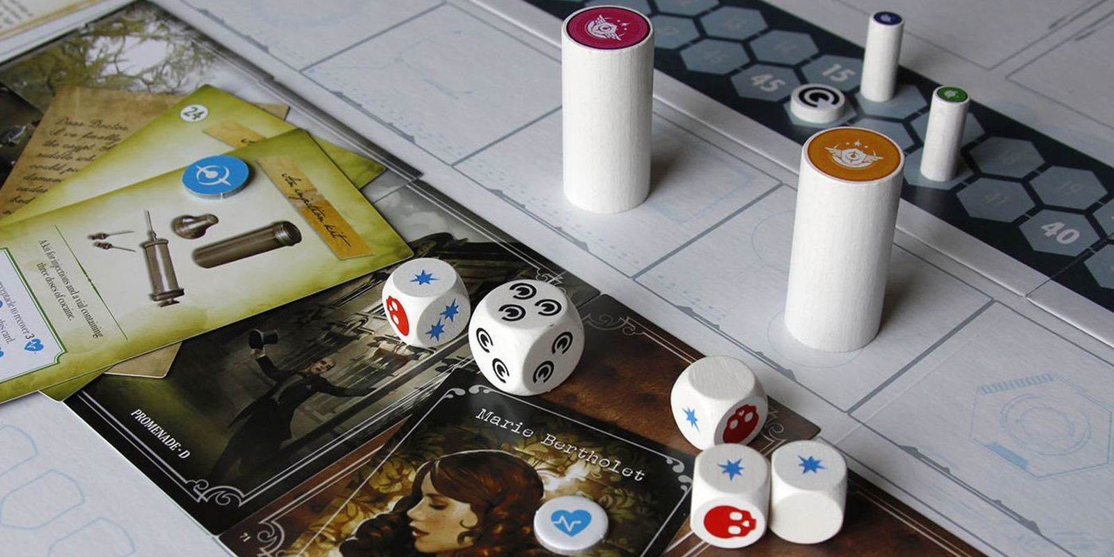 T.I.M.E Stories Board Game Being Played