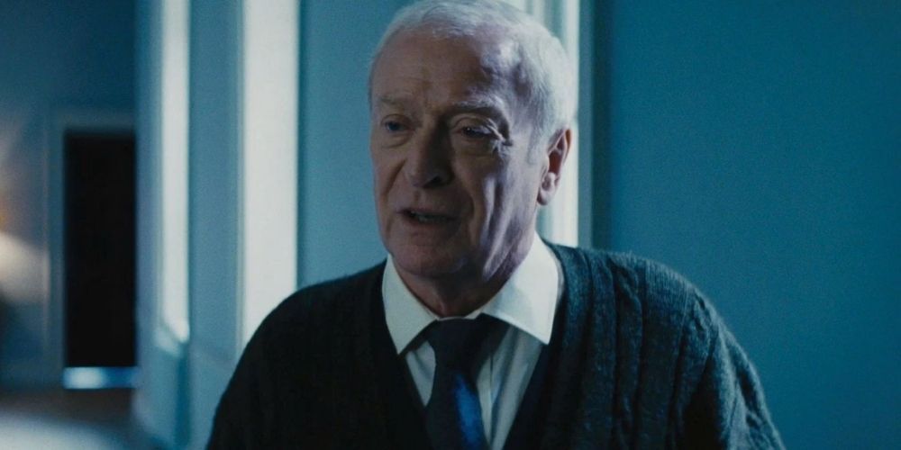 Michael Caine as Alfred Pennyworth in Christoper Nolan's The Dark Knight Rises.