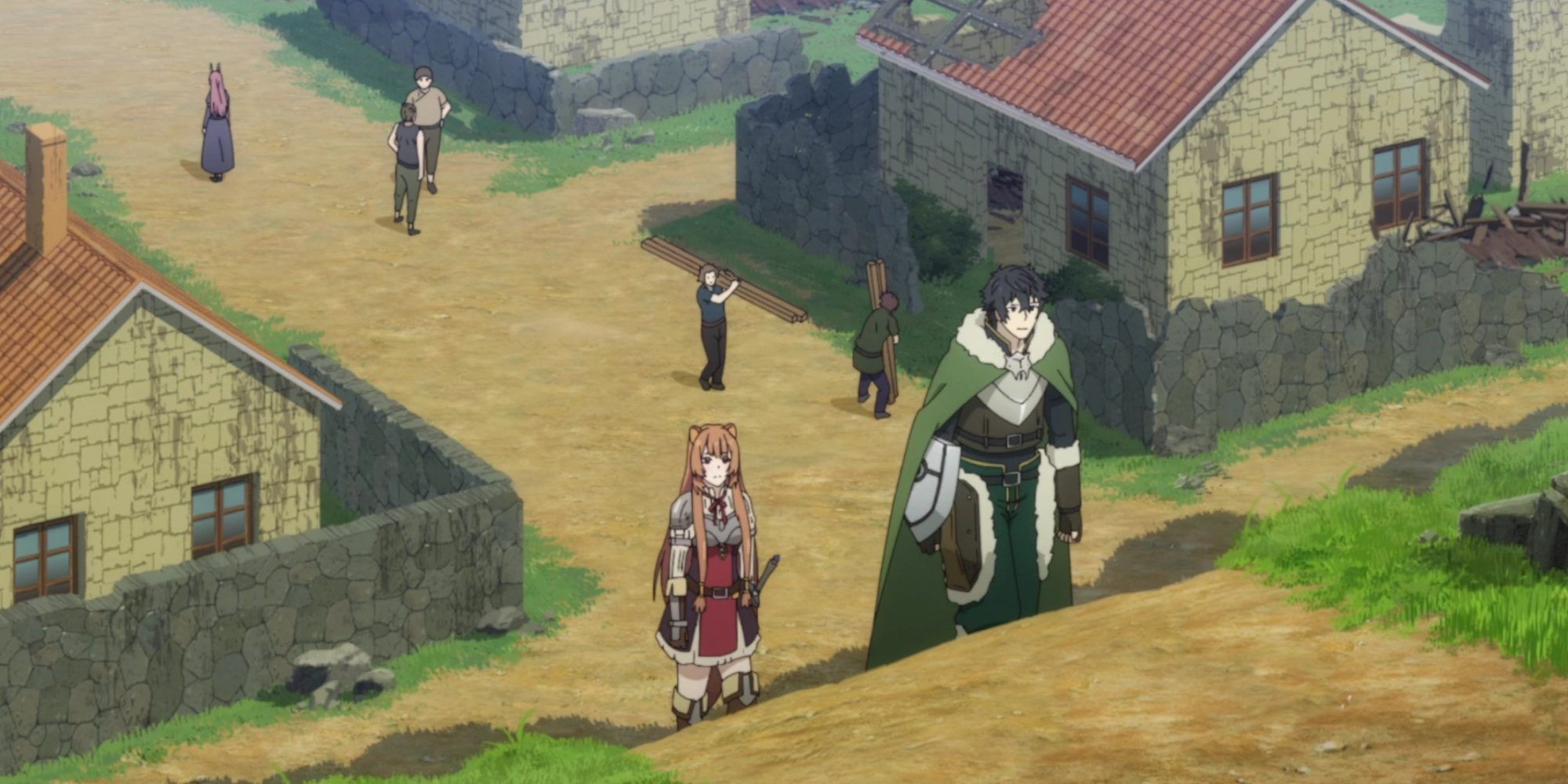 Naofumi becomes governor of Raphtalia's village in Rising of the Shield Hero