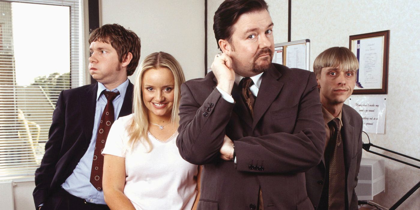 The UK Office cast posing