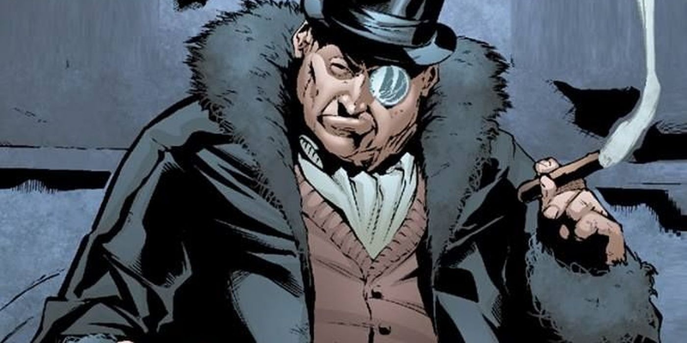 The Penguin smoking a cigar in DC Comics